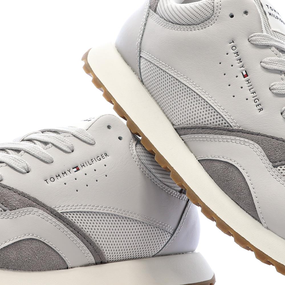 Baskets Gris Clair Homme Tommy Hilfiger New Runner Eva vue 7