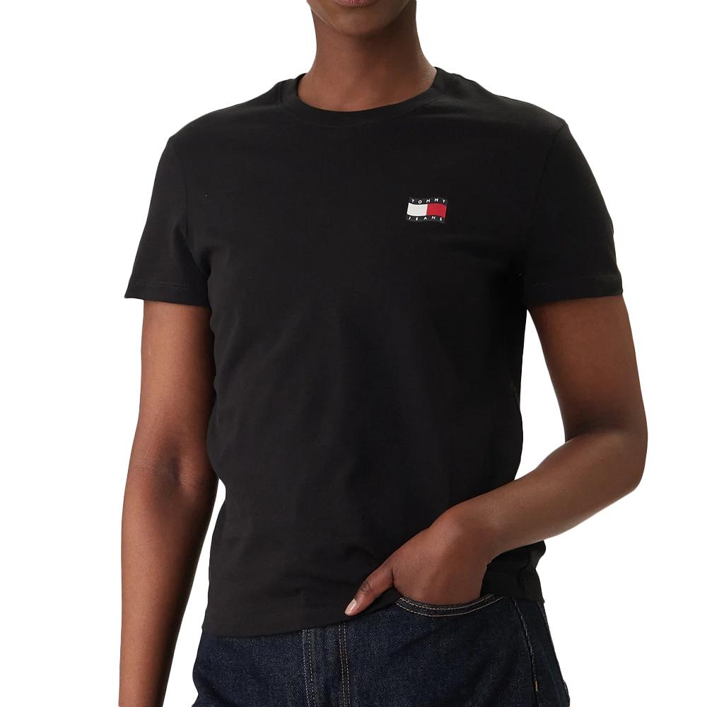 T-Shirt Noir Femme Tommy Hilfiger Tjw Reg pas cher