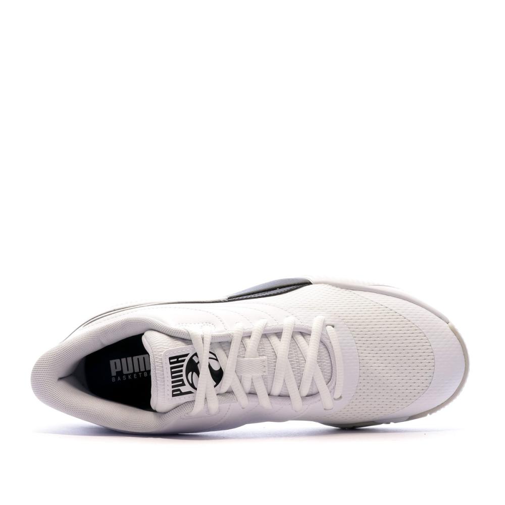 Chaussures de Basketball Blanches Homme Puma Triple vue 4