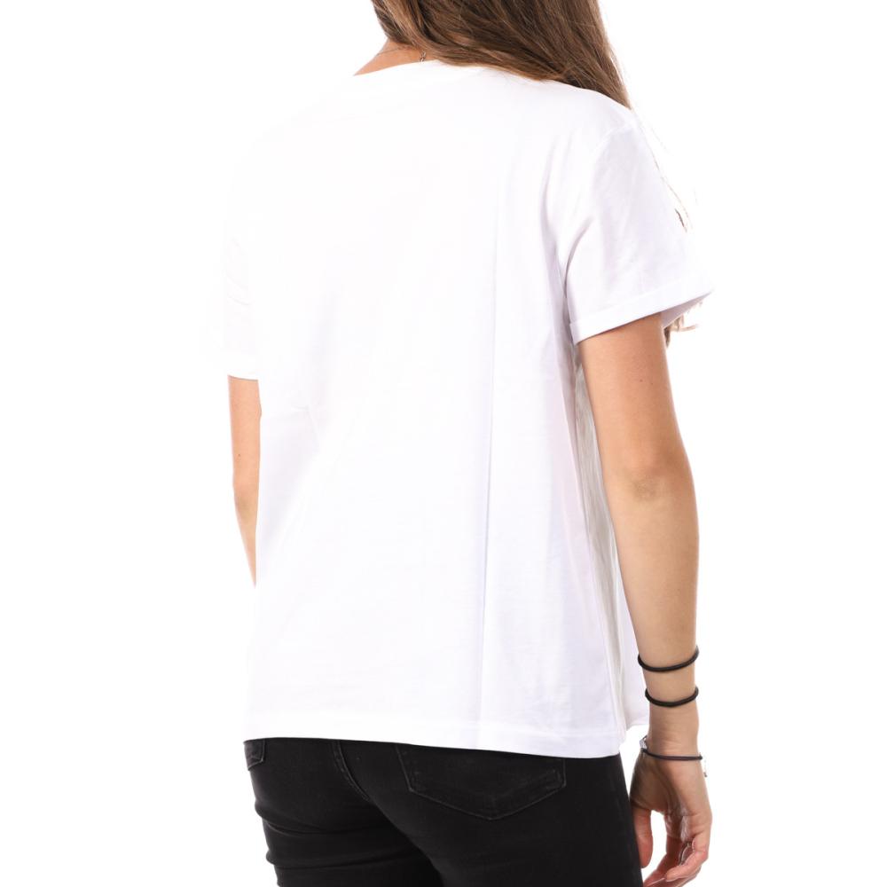 T-shirt Blanc Femme Roxy Lacanau vue 2