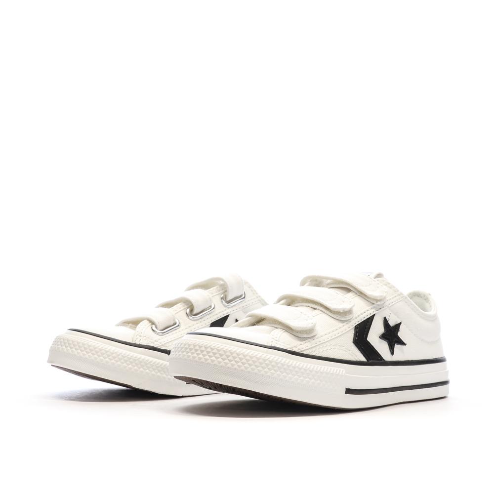 Baskets Blanches/Marines Garçon Converse Star Player vue 6