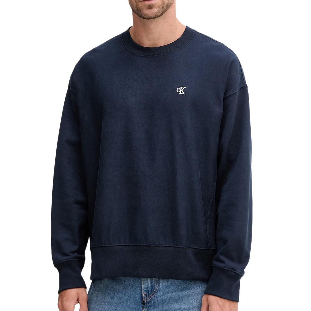 Sweat Marine Homme Calvin Klein Jeans Premium pas cher