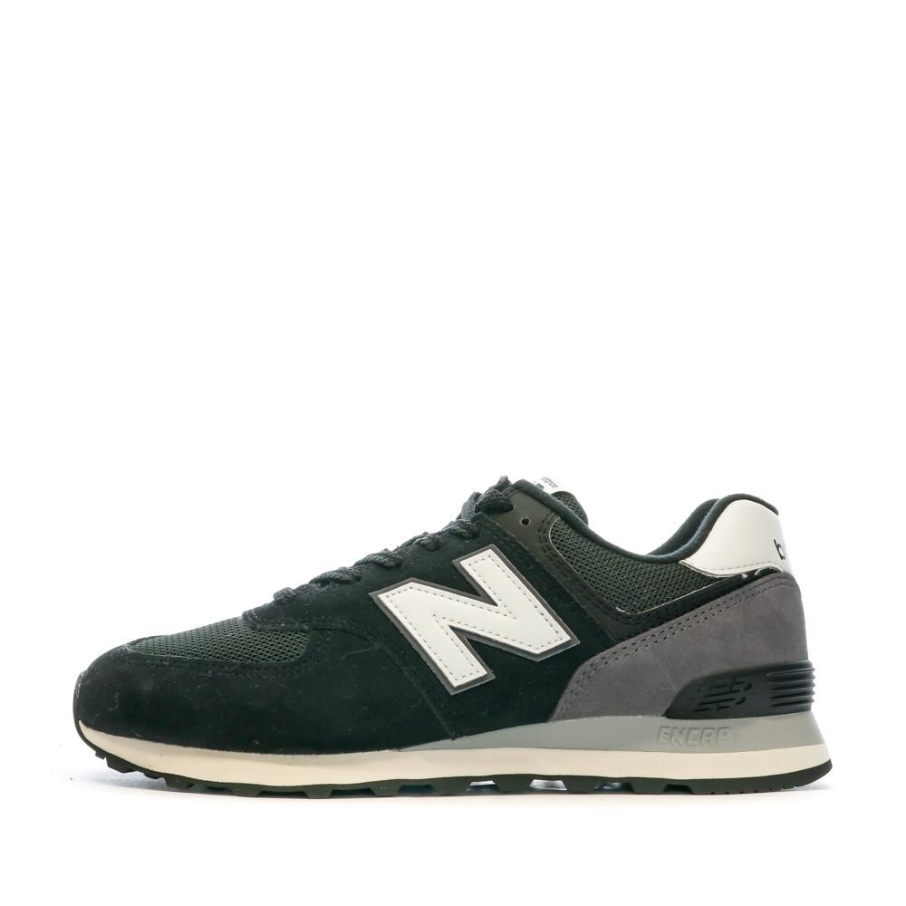 Baskets Noires/Gris Homme New Balance 574 pas cher