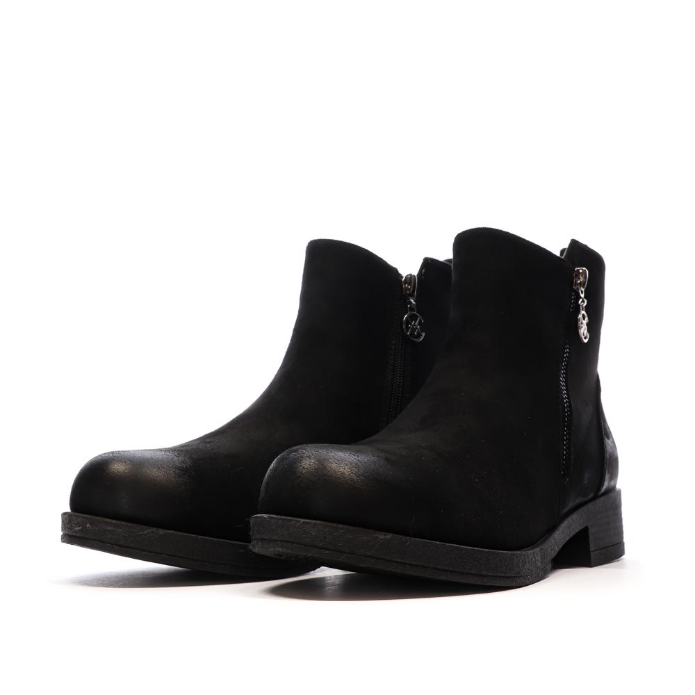Bottines Noires Femme Chattawak 8-Vamp vue 6