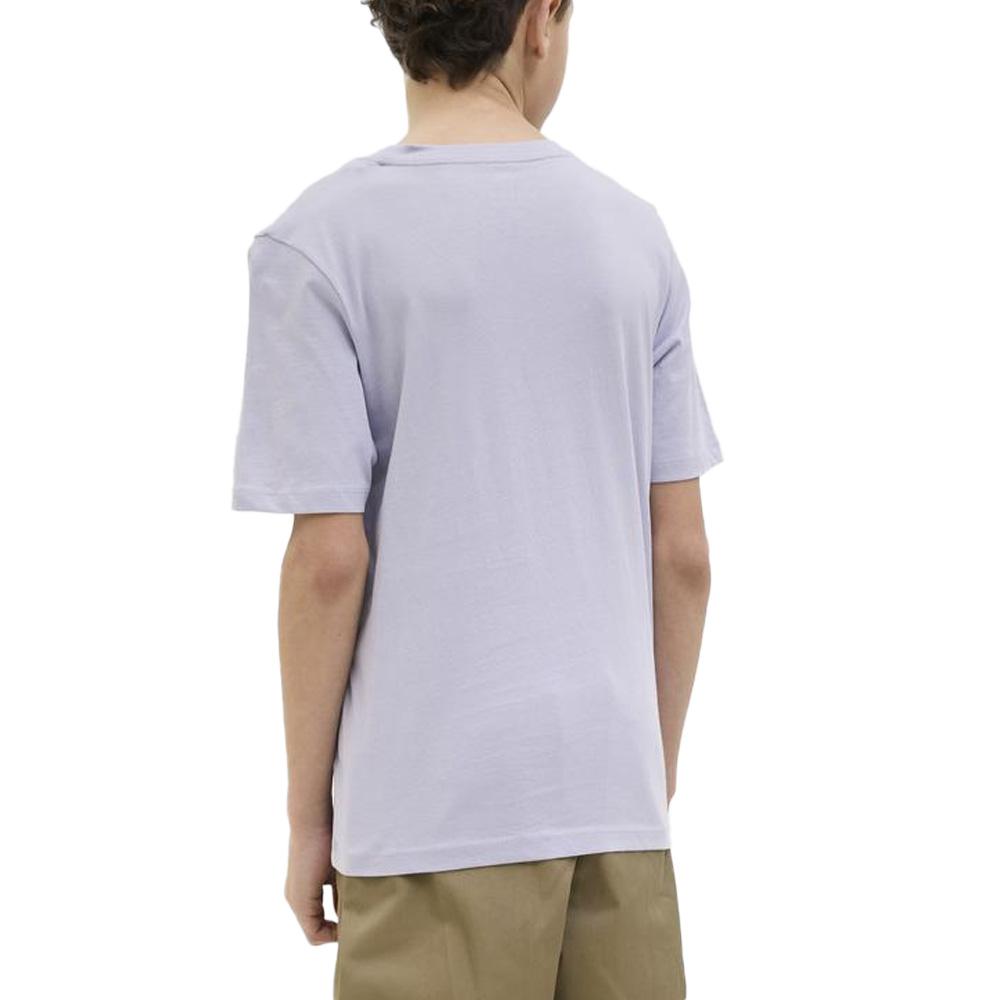 T-shirt Violet Garçon Jack & Jones Elijah 12269825 vue 2