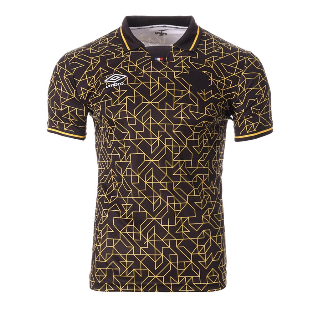 Maillot de foot Noir/Jaune Homme Umbro Smc Sub pas cher