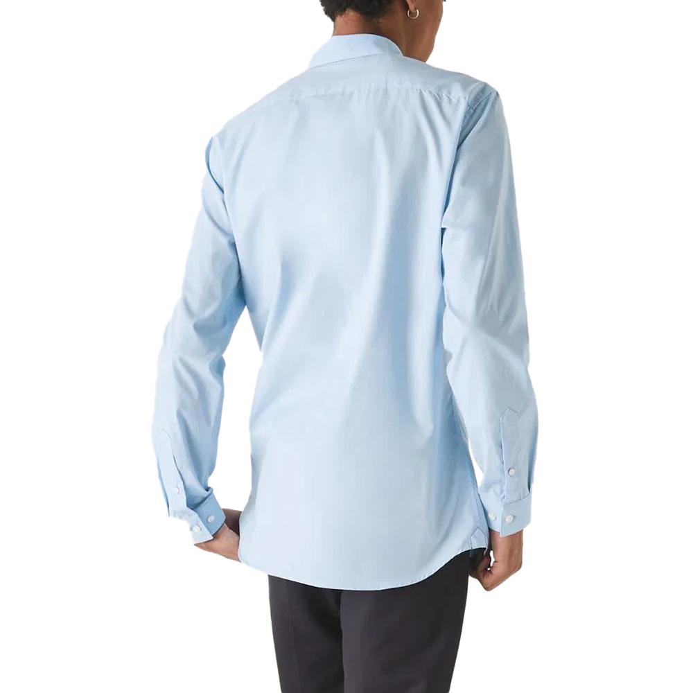 Chemise Manches Longues Bleu Homme Lacoste CH2668 vue 2