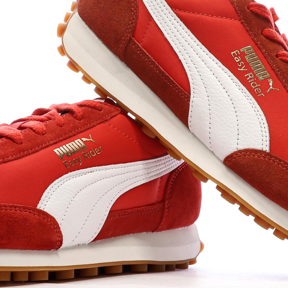 Sneakers Rot Gemischte Puma Easy Rider Vintage Ansicht 7