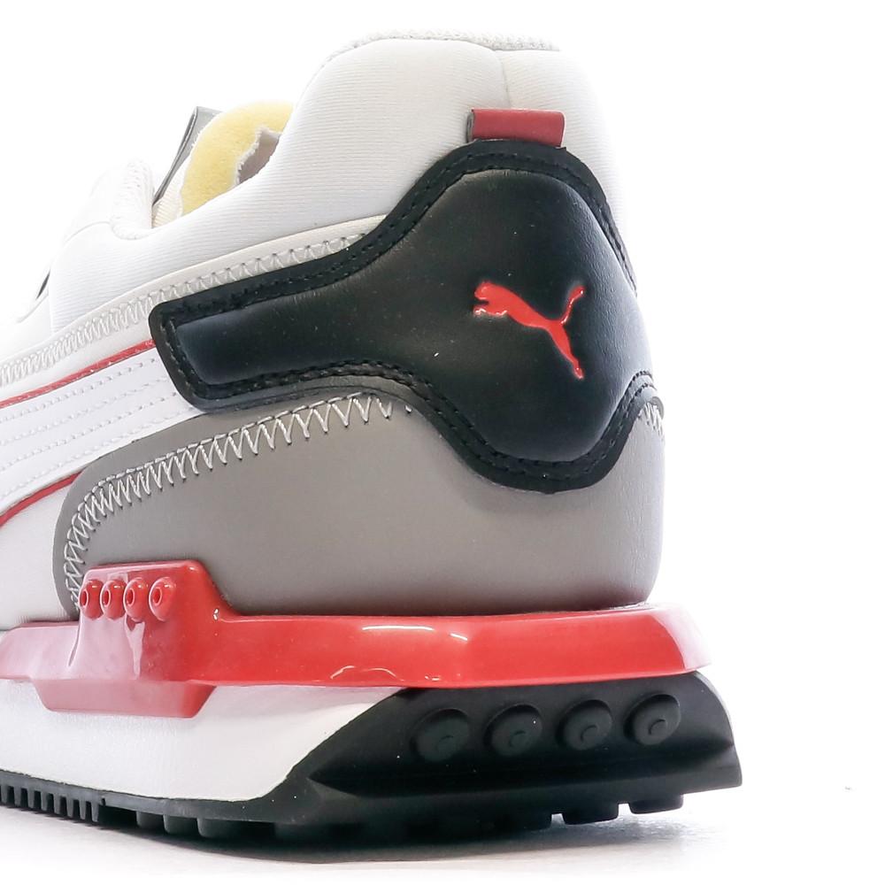 Baskets blanche Homme Puma City Rider Ripstop vue 7