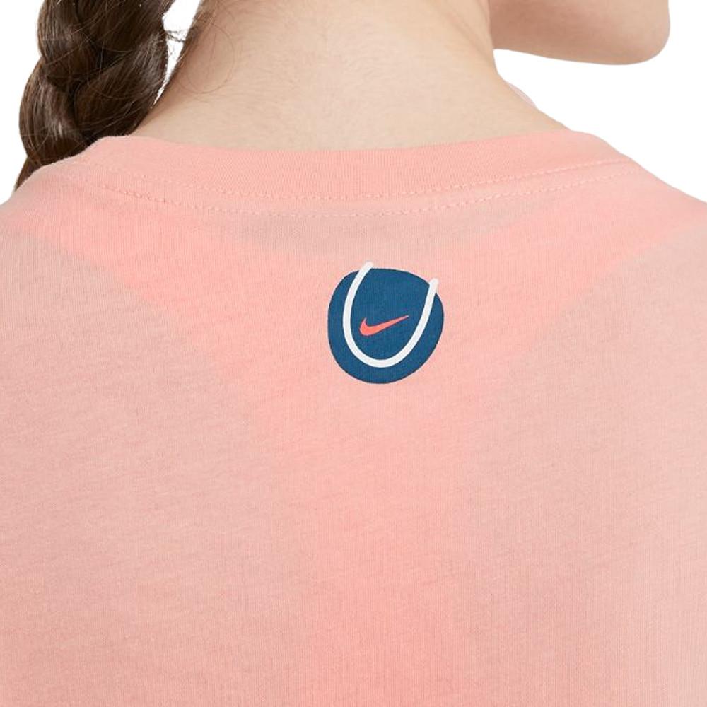 T-shirt Rose Femme Nike Court vue 2