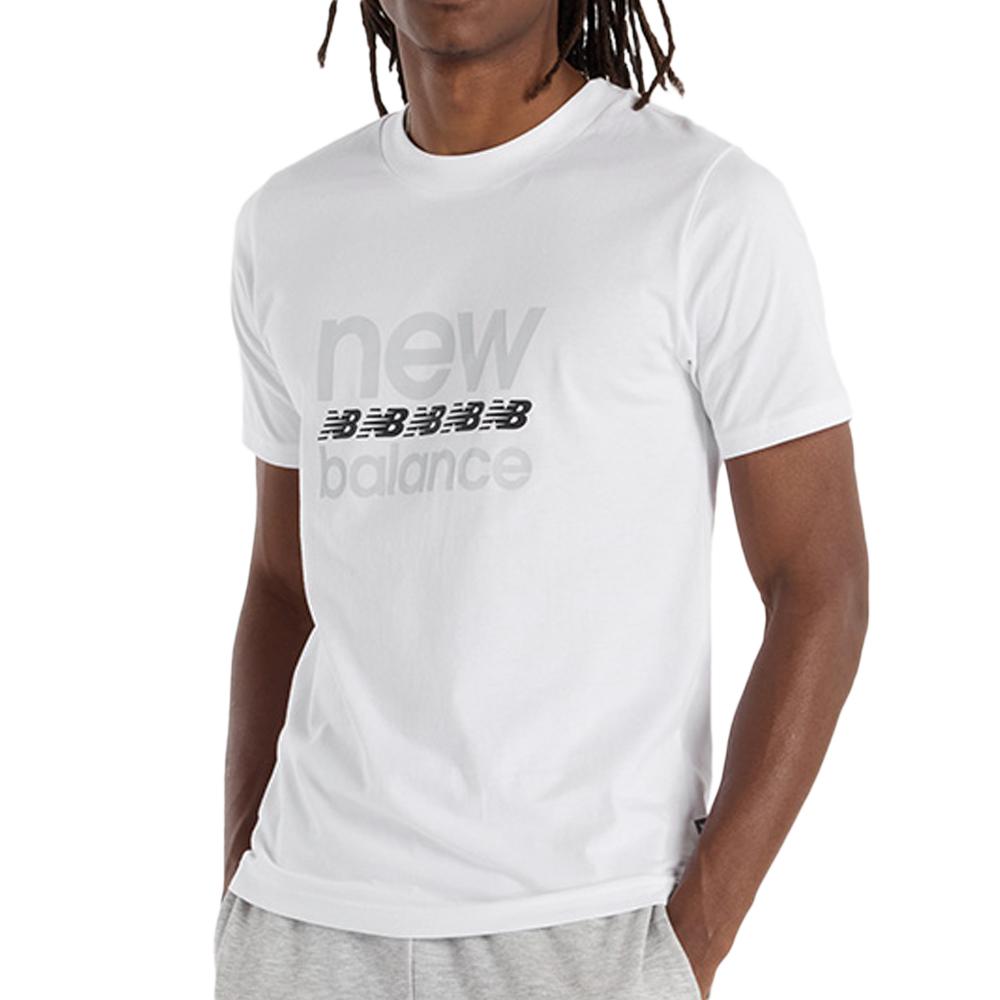 T-Shirt Blanc Homme New Balance Sport Essentials pas cher