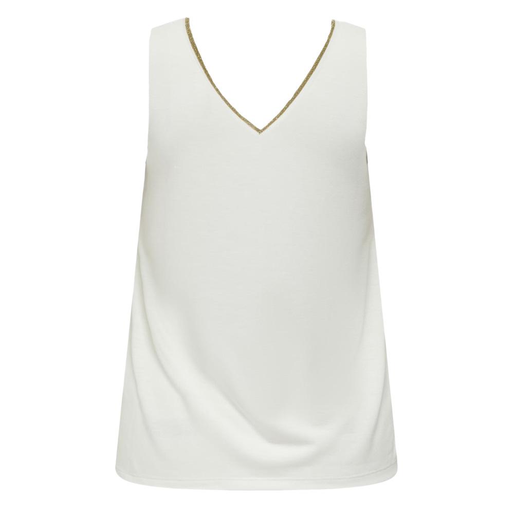 Débardeur Blanc Femme JDY Lurex vue 2