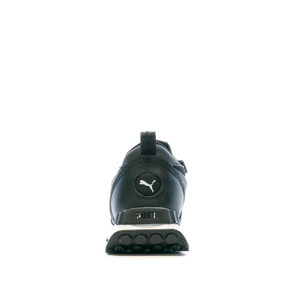 Baskets Noir/Blanche Homme Puma Rider vue 3