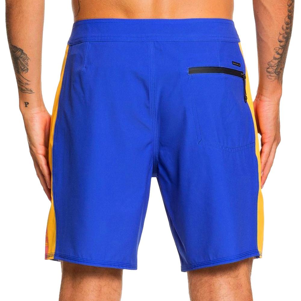 Short de bain Bleu/Jaune Homme Quiksilver Higharch vue 3