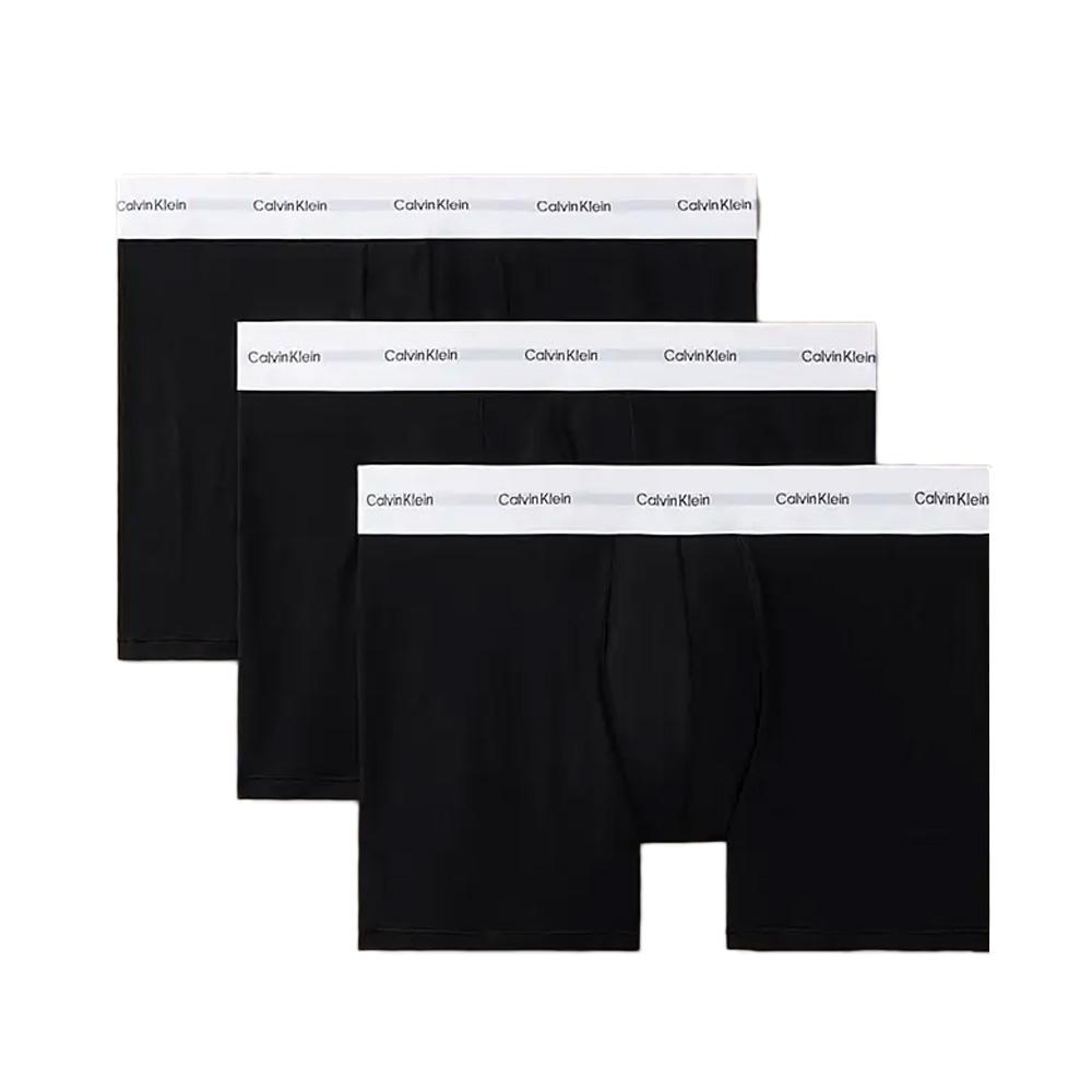 x3 Boxers Noir/Blanc Homme Calvin Klein Jeans Brief vue 2