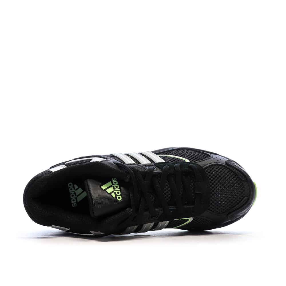 Basket Noir/Vert Femme Adidas Response vue 4