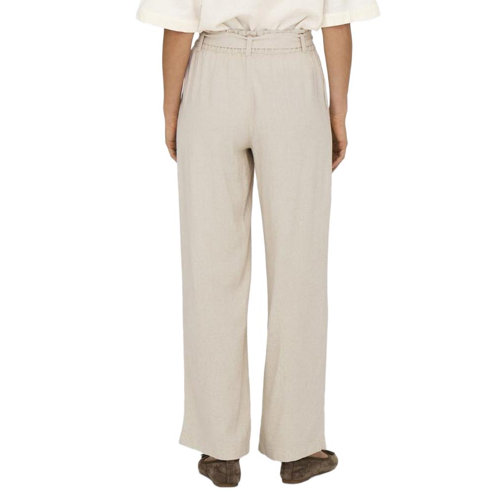 Pantalon en lin Beige Femme JDY Say vue 2