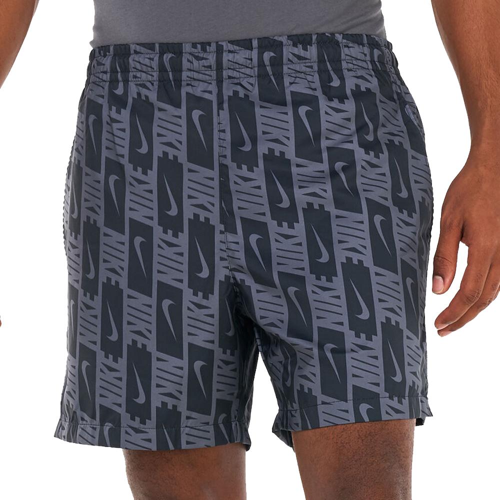 Short Gris/Noir Homme Nike Repeat pas cher