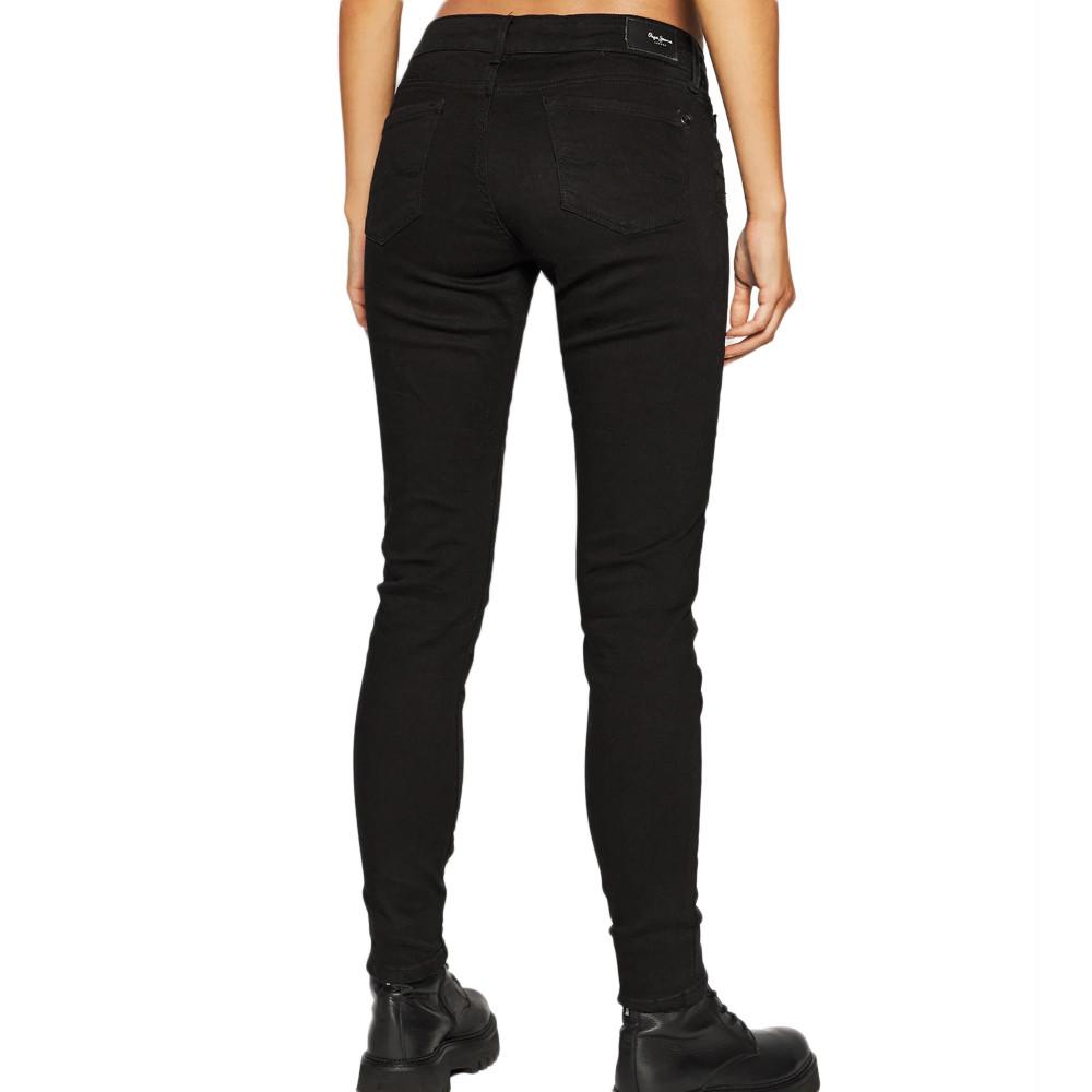 Jean Straight Noir Femme Pepe jeans Soho vue 2