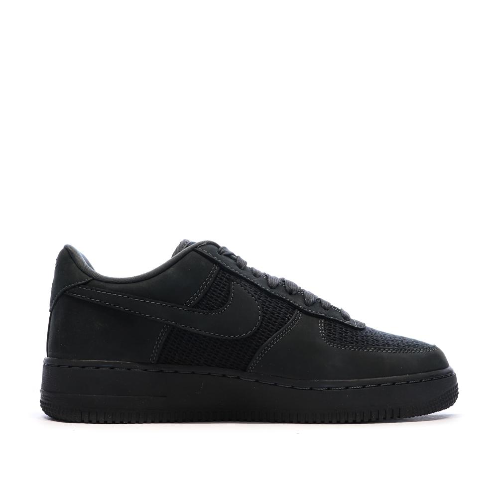 Baskets Noires Homme Nike Air Force 1 '07S vue 2
