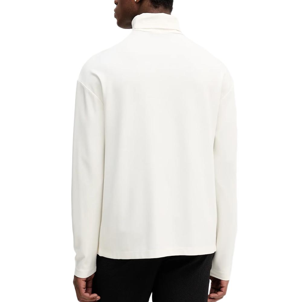 Pull Blanc Homme Calvin Klein Jeans Compression vue 2