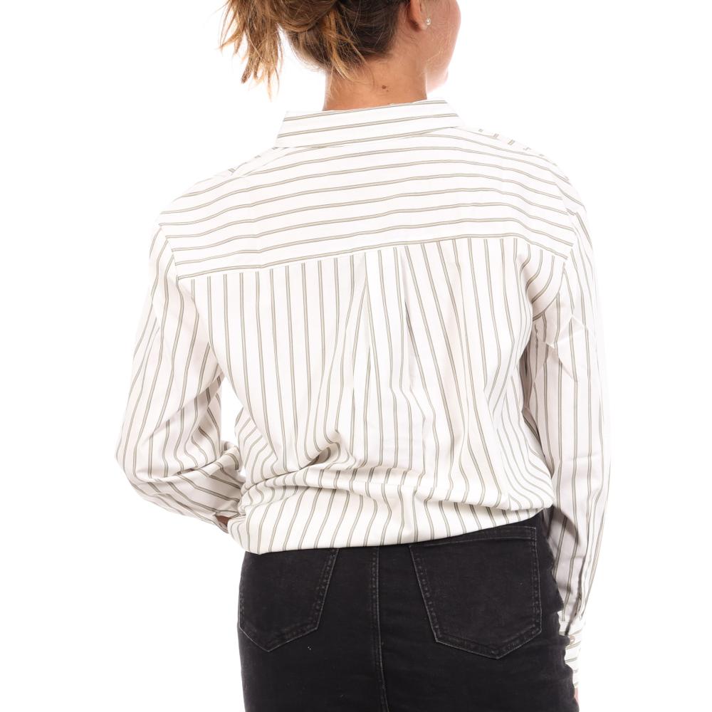 Chemise Blanc/Vert Femme Vero Moda Tanja vue 2