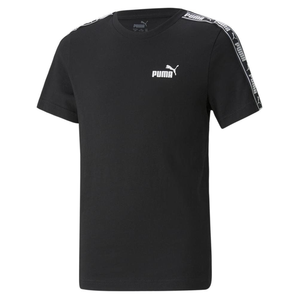 T-shirt Noir Garçon Puma Tape pas cher