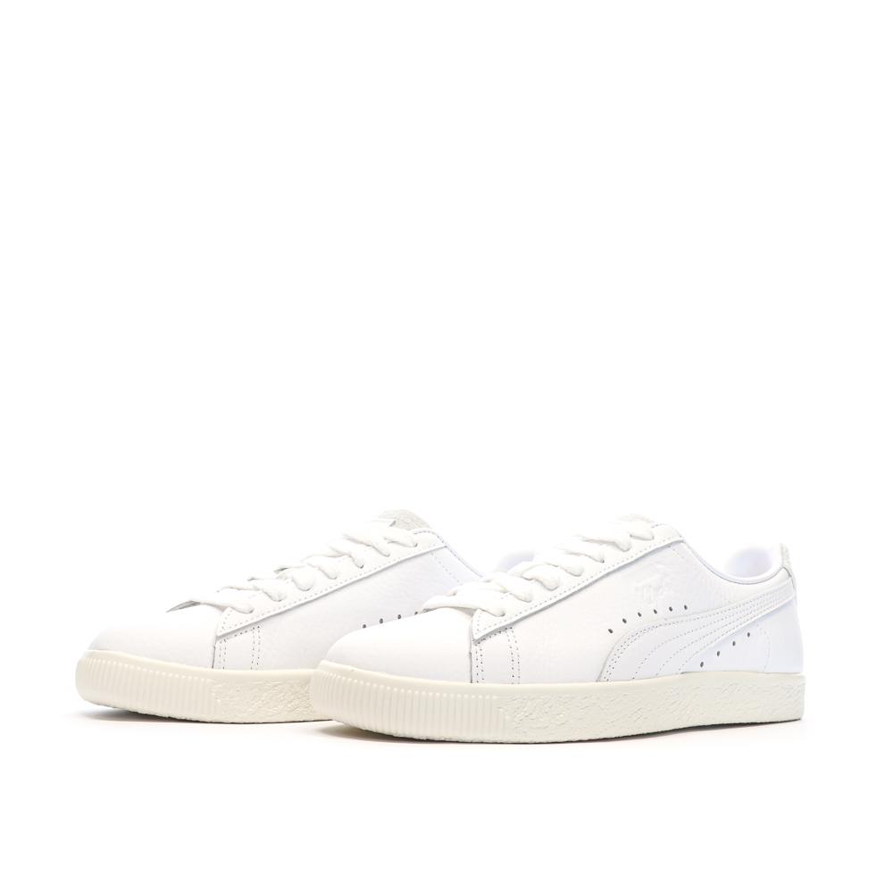 Baskets Blanches Homme Puma Clyde Premium vue 6