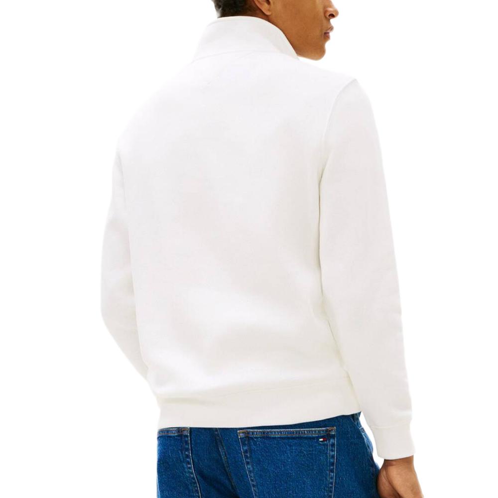Sweat Blanc Homme Tommy Hilfiger Fleece vue 2