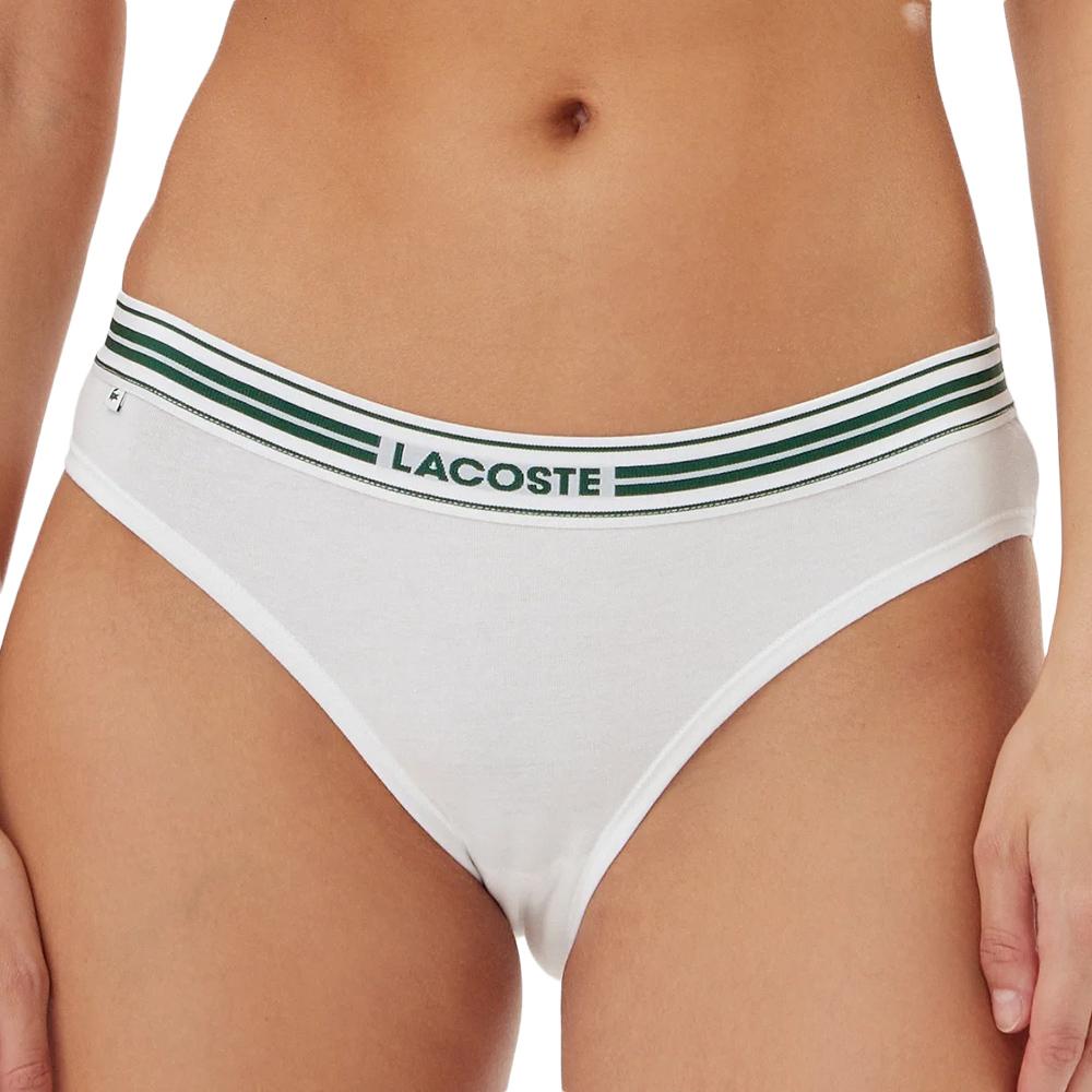 String Weiß/Grün Frau Lacoste More günstig
