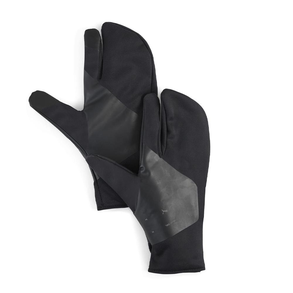 X1 Paire de Gants Noir PUMA x HELIOT EMIL Logo Gloves vue 2