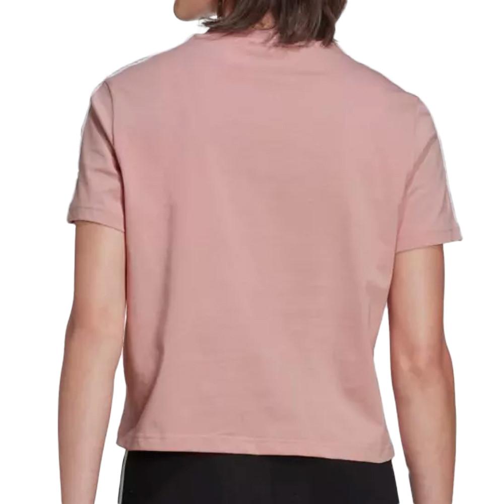 T-shirt Rose Femme Adidas HF7245 vue 2