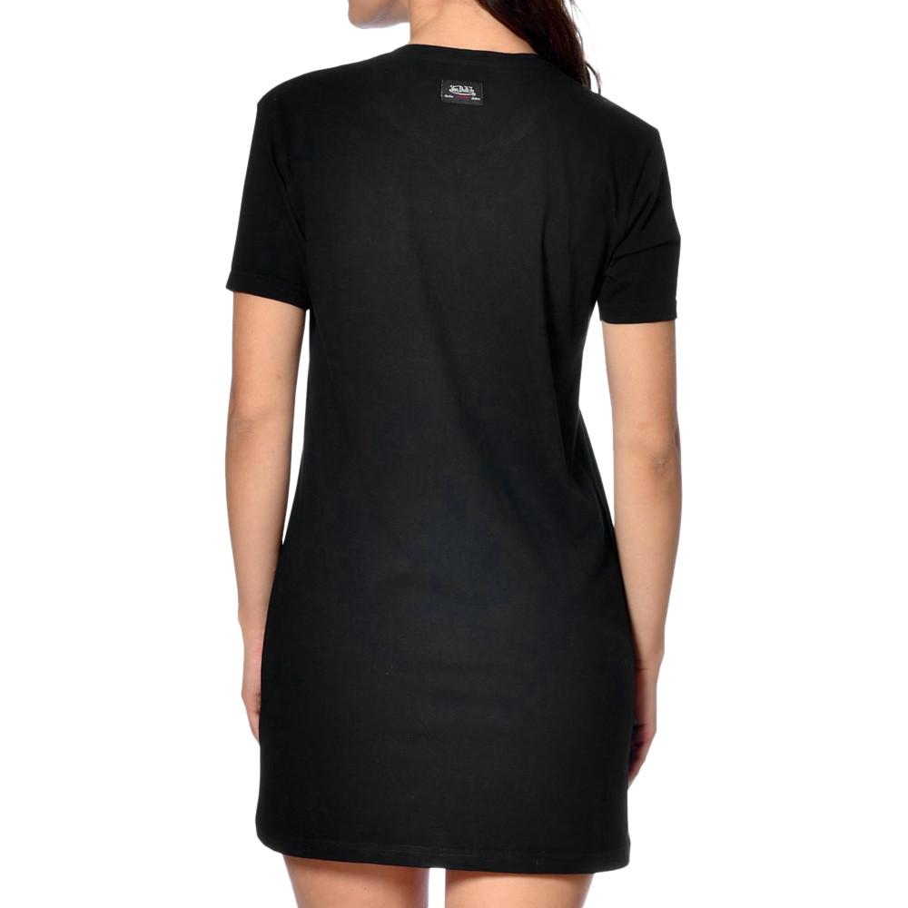 Robe t-shirt Noir Femme Von Dutch Andy vue 2