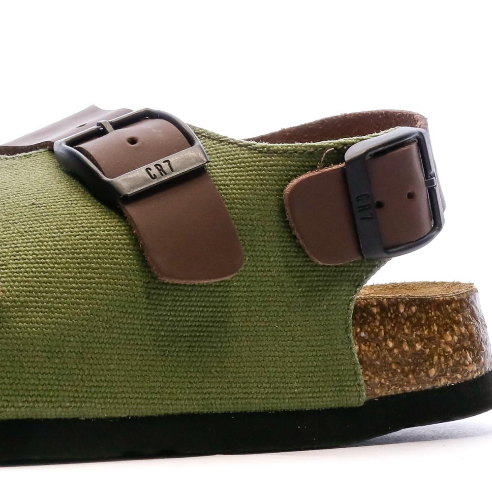Sandales Kaki/Marron Garçon CR7 Kos Kids vue 7