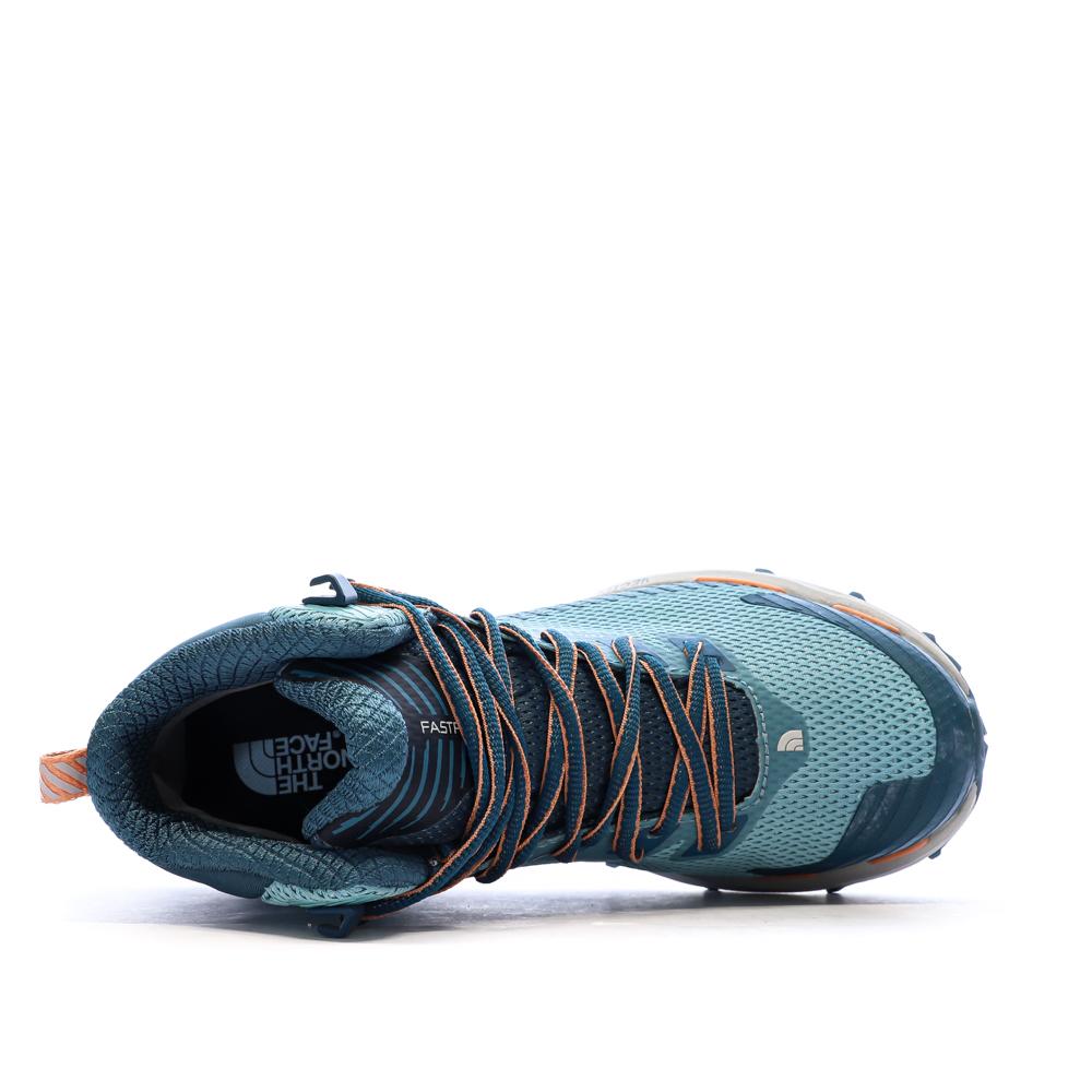 Chaussures de Randonnée Bleues Femme The North Face Vectiv FP Mid Fl vue 4