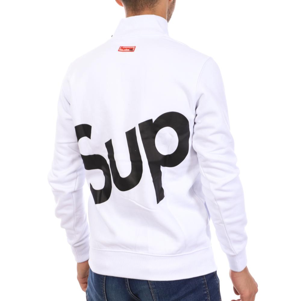 Veste Zippée Blanche Homme Supreme Grip Susy vue 2