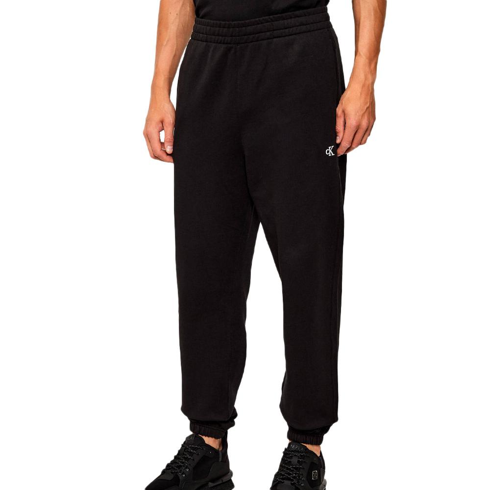 Jogging Noir Homme Calvin Klein Jeans 350 Terry Monogram pas cher