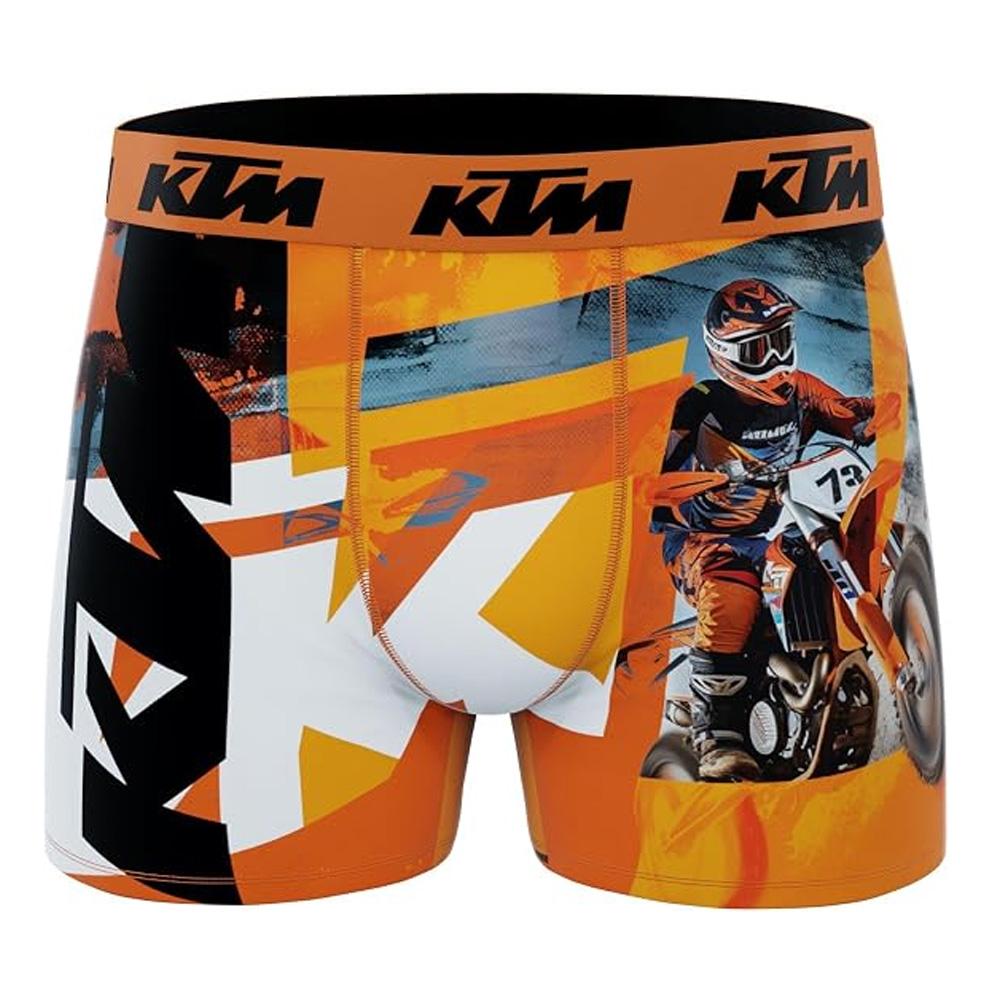 Men’s Black/Orange KTM Motocross Boxer Shorts affordable