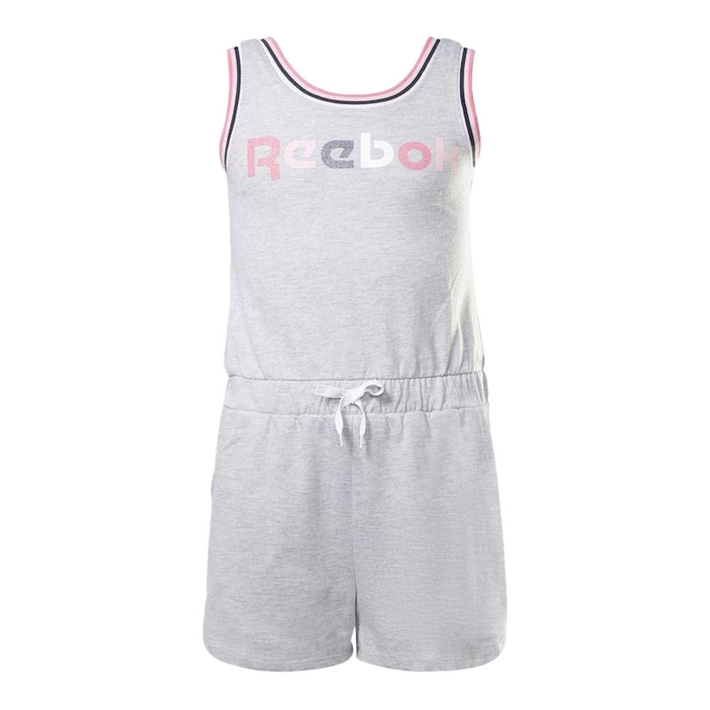Combishort Grise Fille Reebok Rainbow pas cher