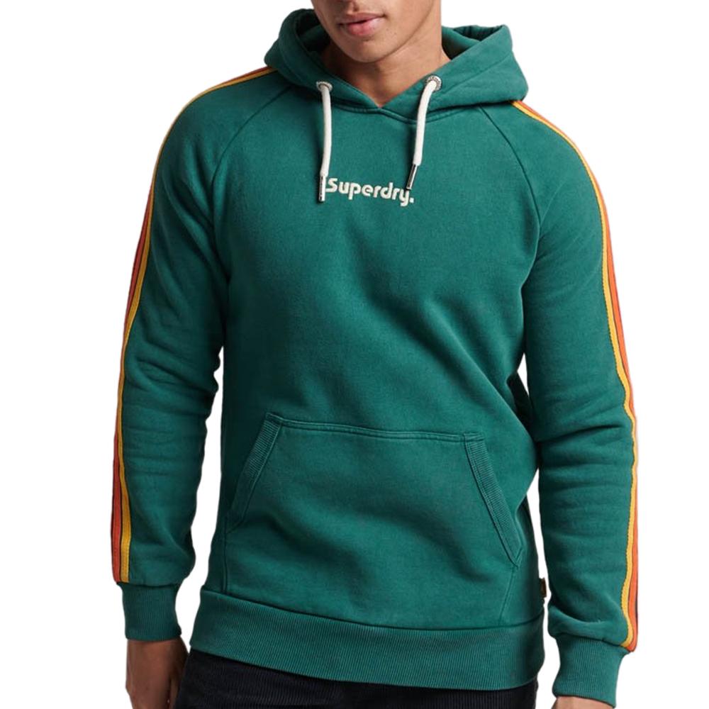 Sweat Vert Homme Superdry Terrain pas cher