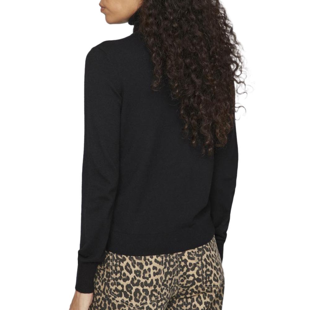 Pull Noir Femme Vila Comfy 14097994 vue 2