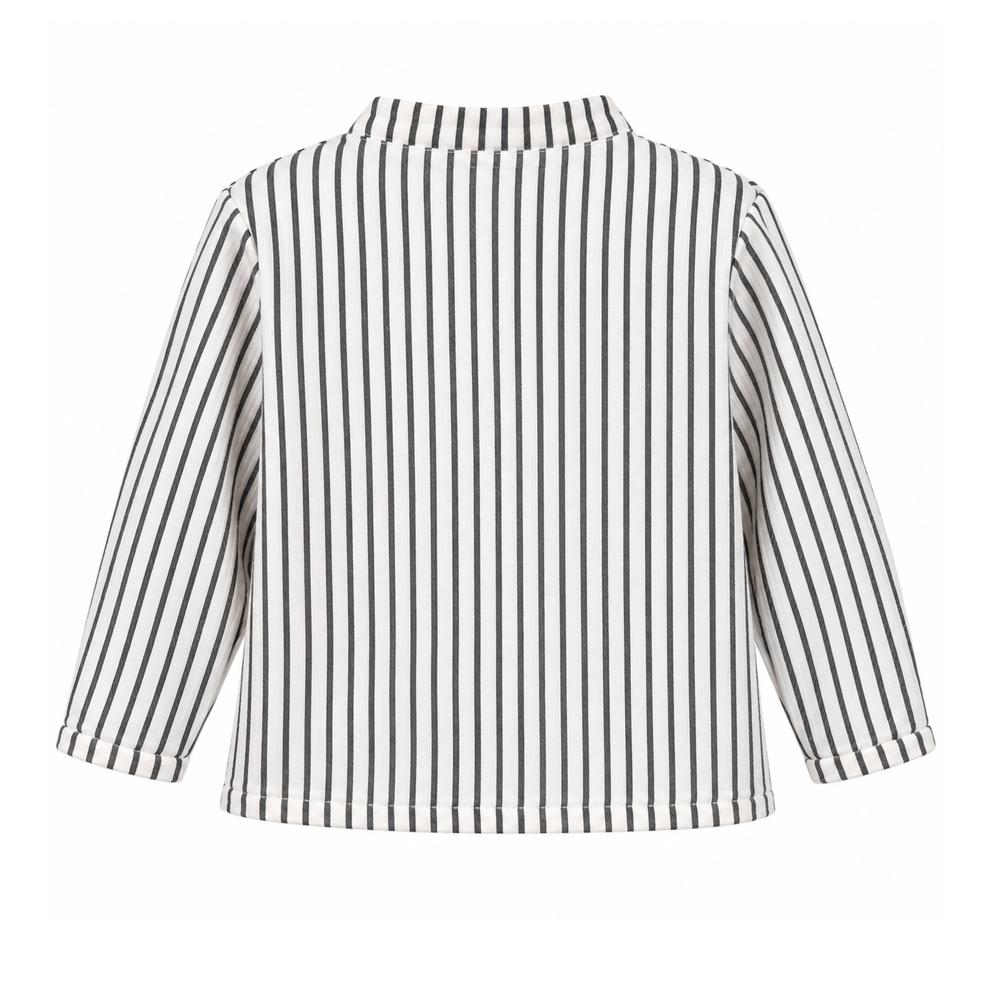 Chemise Beige/Gris Garçon P'tit Mome Enzo vue 2