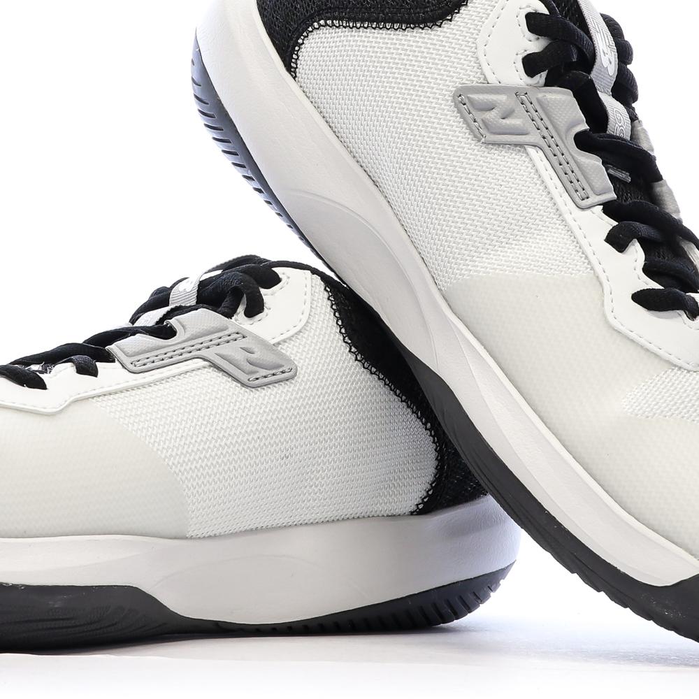 Chaussures de running Blanches/Noires Femme New Balance 696 vue 7