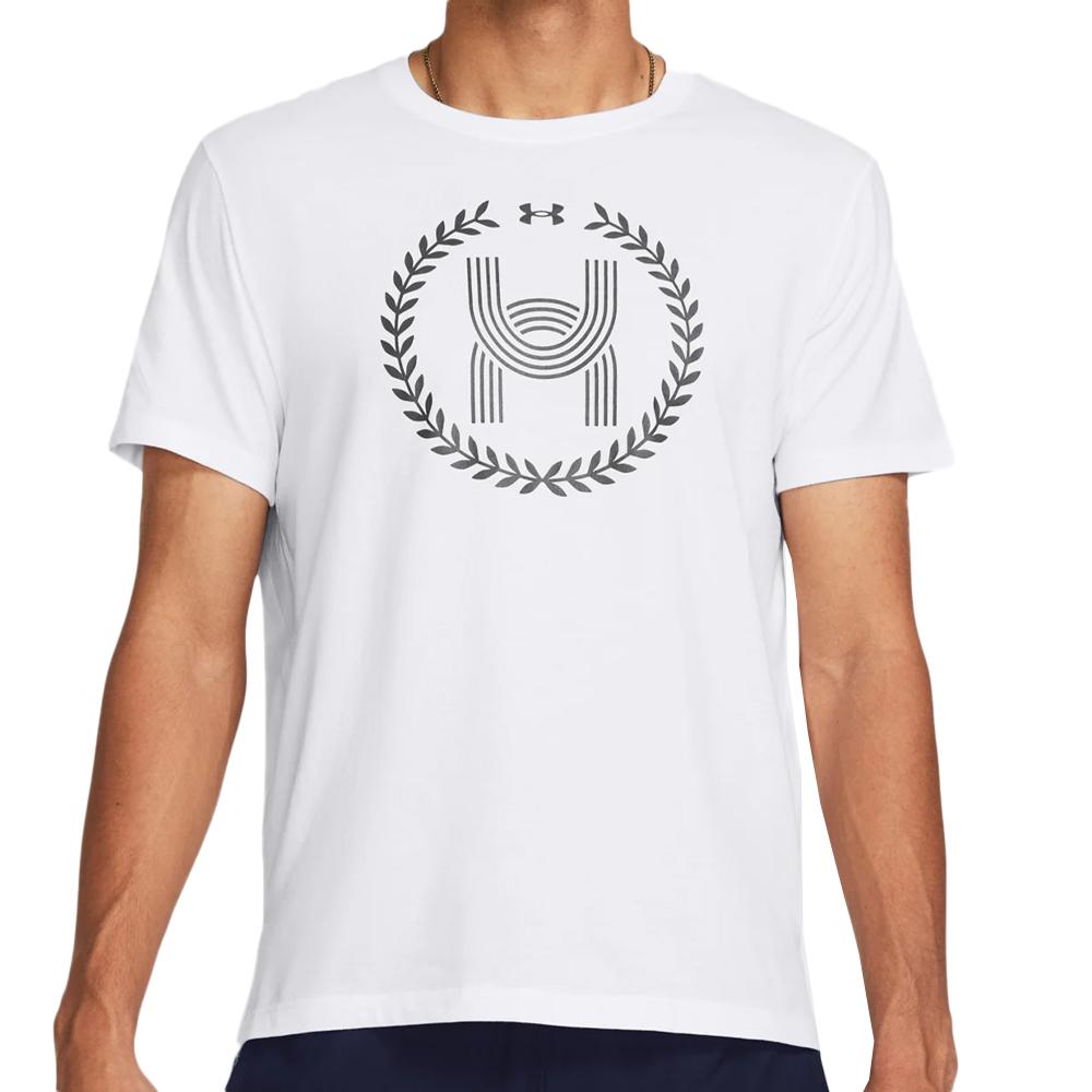 T-shirt Blanc Homme Under Armour Run Everywhere pas cher
