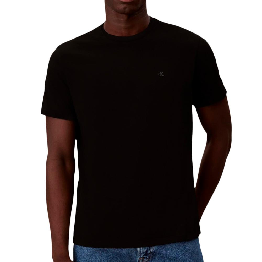 T-Shirt Noir Homme Calvin Klein Jeans Classic pas cher