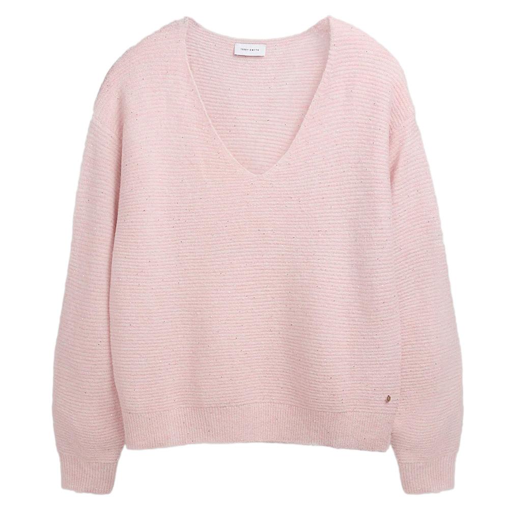 Pull à Paillette Rose Femme Teddy Smith Prachel pas cher