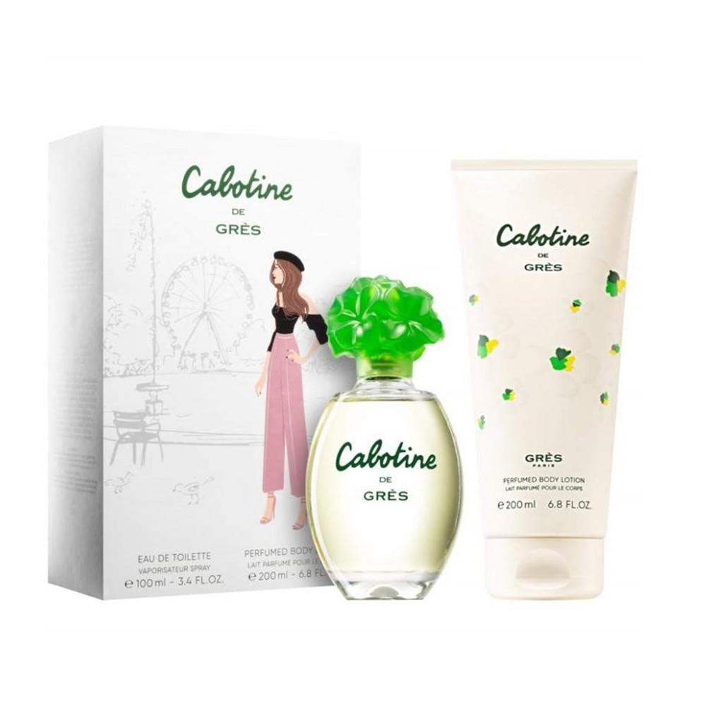 Coffret Eau de Toilette + Lait parfumé Corps Grès Paris Cabotine 100ml pas cher