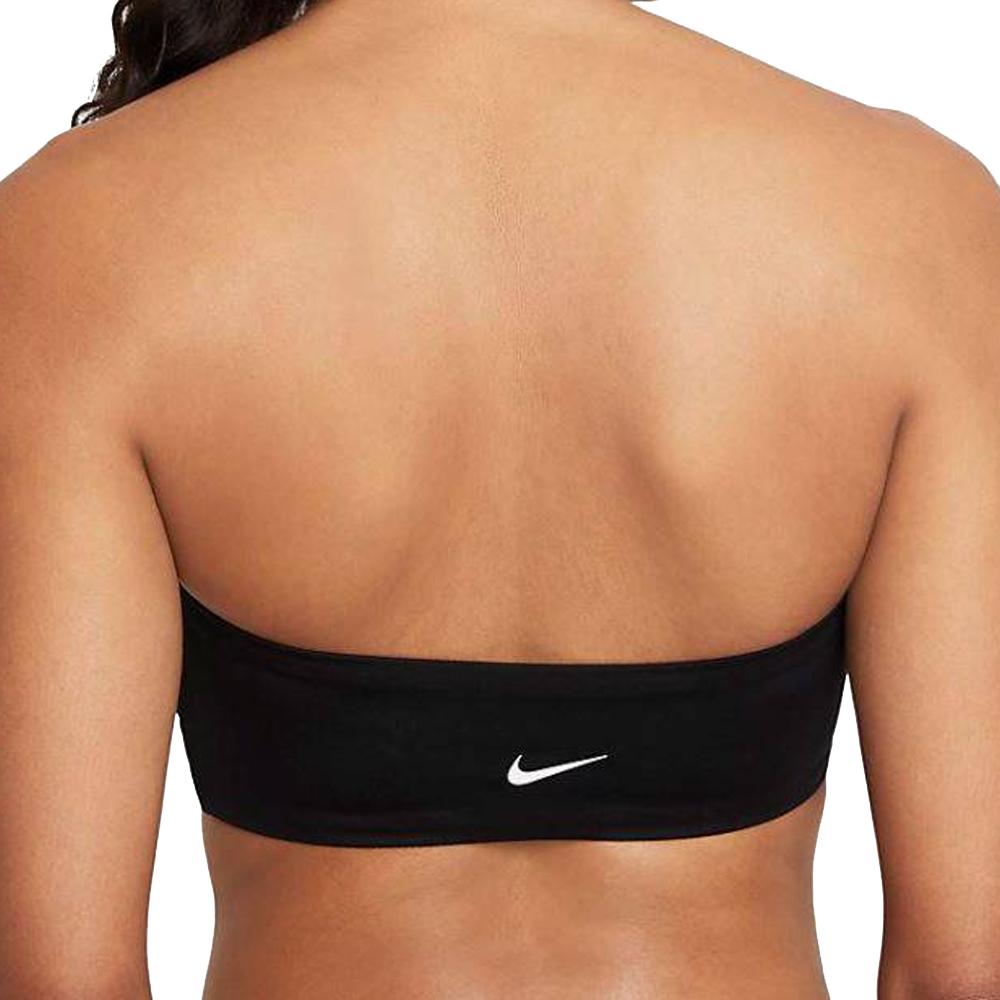 Haut de maillot de bain Noir Femme Nike Bandeau Bikini vue 2