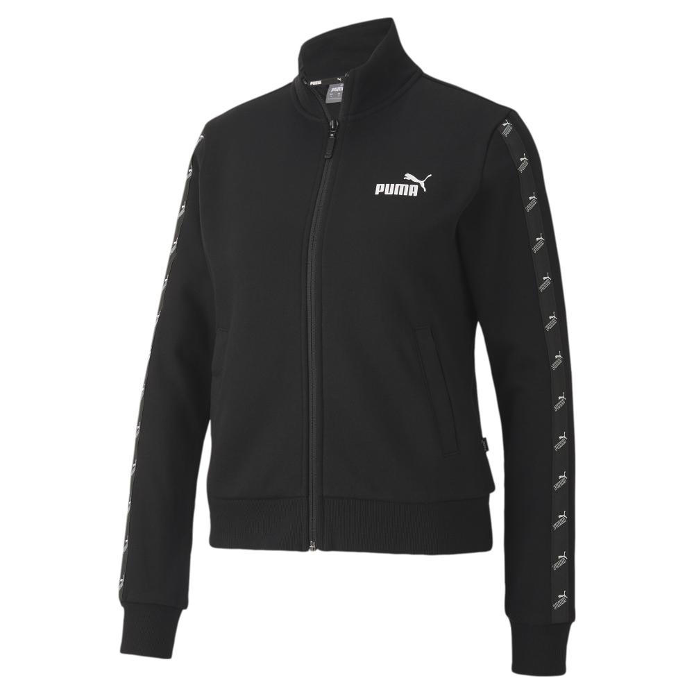 Sweat zippé Noir Femme Puma Amplified Track Jacket FL pas cher