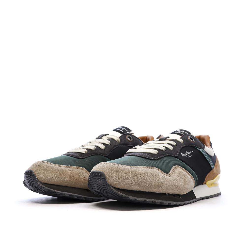 Baskets Vert/Taupe Homme Pepe Jeans London Brand vue 6